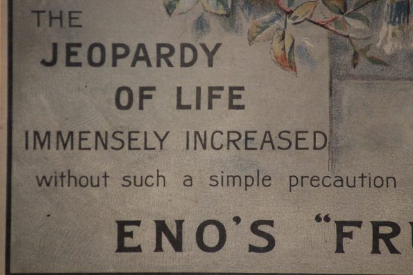 Enos Fruit Salt vintage advertising poster frame 4