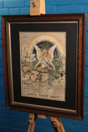 Enos Fruit Salt vintage advertising poster frame 1
