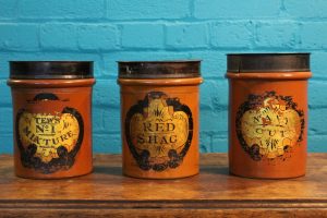 Antique salt glazed tobacco jars 4