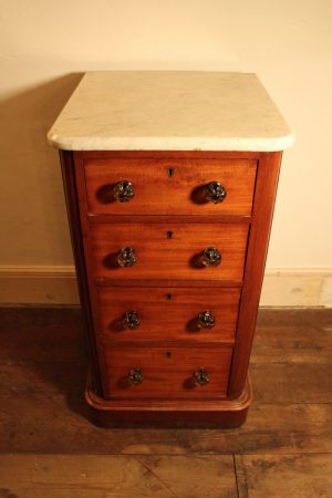 Marble-topped Victorian drawers 2