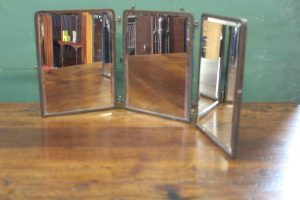 Art Nouveau triptych mirror 2