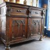 17th C Flemish oak cupboard