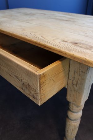 Victorian pine kitchen table 3