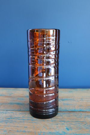 Mid century glass vase 1