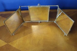Aesthetic movement triptych mirror 18