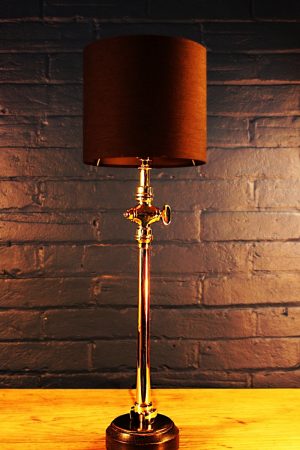 Petite fire branch table lamp for sale 7
