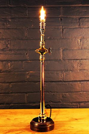 Petite fire branch table lamp for sale 6