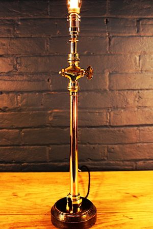 Petite fire branch table lamp for sale 5