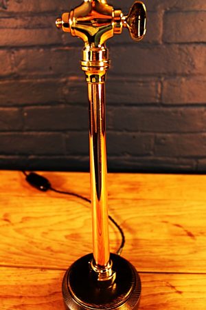 Petite fire branch table lamp for sale