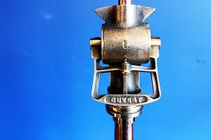 upcycling recycling bespoke copper fire branch nozzle lamp light 2