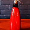 Upcycled recycled bespoke red soda syphon branch lamp light 6