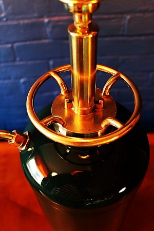 Upcycled recycled bespoke painted fire extinguisher lamp light 8