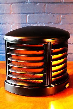 Upcycled recycled bespoke vintage heater lamp light 2