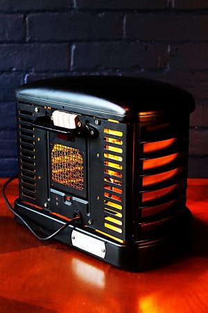 Upcycled recycled bespoke vintage heater lamp light 3