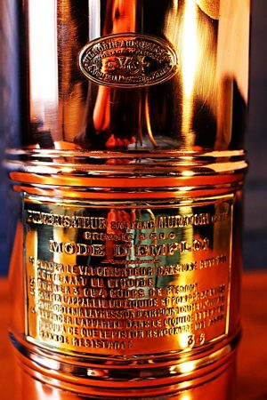 Upcycled recycled bespoke copper brass sprayer lamp light 3