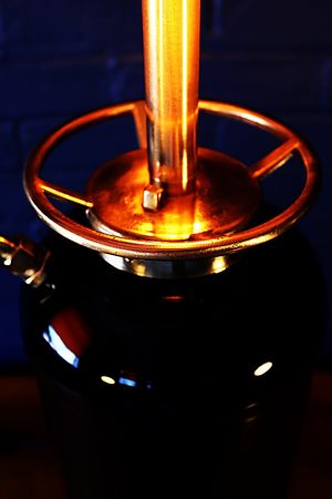 Upcycled recycled bespoke painted Porsche fire extinguisher lamp light 4