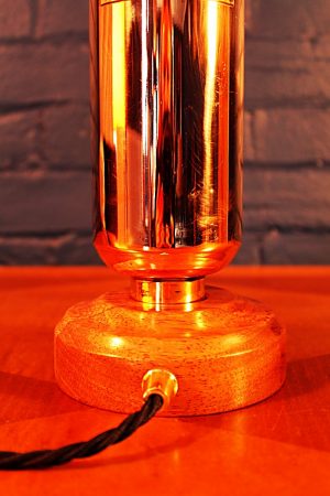 Upcycled recycled brass copper fire extinguisher table lamp light 46