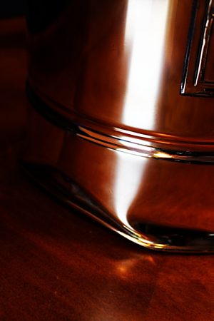 Upcycled recycled brass fire extinguisher table lamp light 21