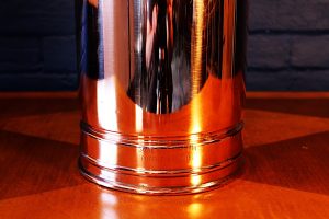 Upcycled recycled brass copper fire extinguisher table lamp light 60