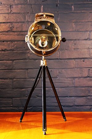 Bullfinch vintage tripod lamp upcycled recycled table standard industrial 1