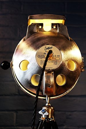 Bullfinch vintage tripod lamp upcycled recycled table standard industrial 4