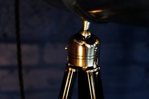 Bullfinch vintage tripod lamp upcycled recycled table standard industrial 8