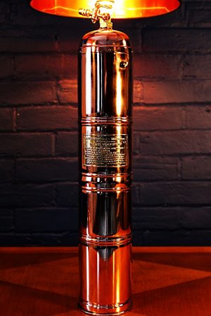 Upcycled recycled bespoke copper brass sprayer lamp light 34