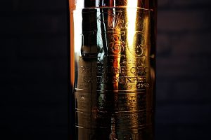 Fire extinguisher lamp copper brass L&G vintage light 4