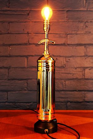 Fire extinguisher table lamp 114