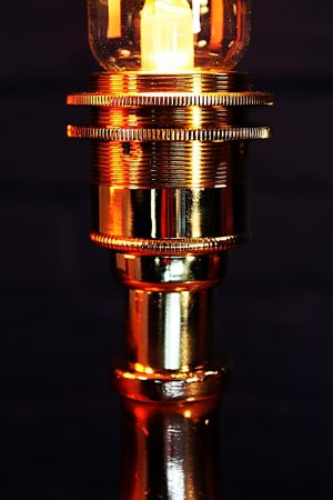 Brass fire branch lamp 3