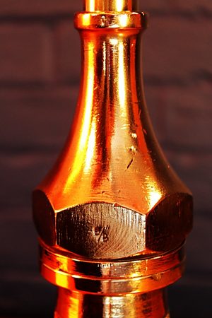 Brass fire branch lamp 2