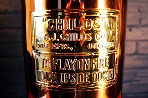 Childs copper & brass fire extinguisher lamp 9