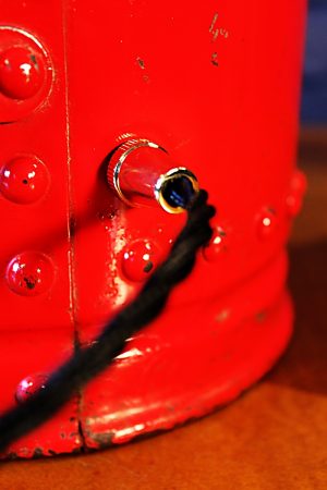 Fire extinguisher table lamp by L&G for sale 4