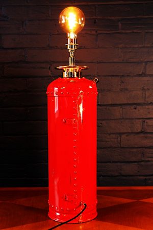 Fire extinguisher table lamp by L&G for sale 5