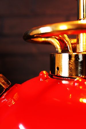 Fire extinguisher table lamp by L&G for sale 11