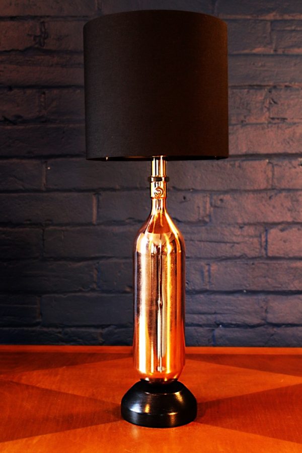 Copper burner table lamp for sale