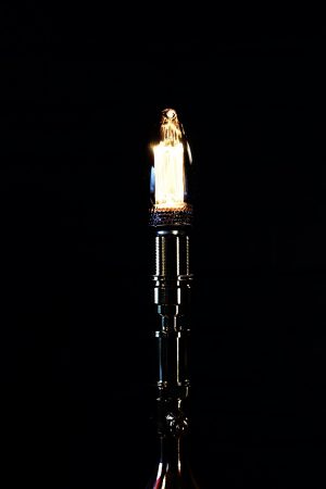 Copper burner table lamp for sale 5
