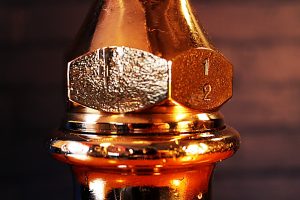 Brass fire branch lamp 29