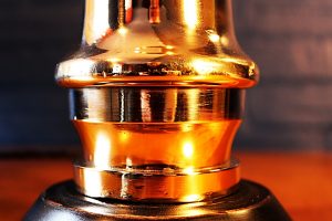 Brass fire branch lamp 17