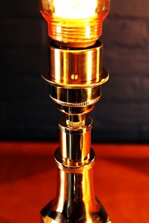 Brass fire branch lamp 18