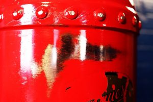 Fire extinguisher table lamp red Conquest for sale16