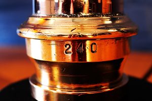 Brass copper fire branch table lamp for sale 9