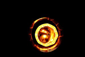 Brass copper fire branch table lamp for sale 13