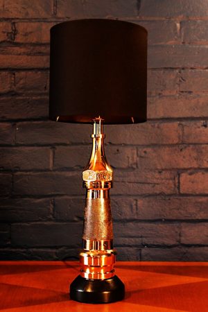 Brass fire branch knurled lamp for sale