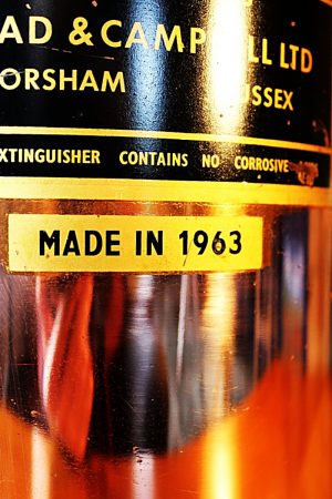 Waterloo fire extinguisher lamp bespoke for sale