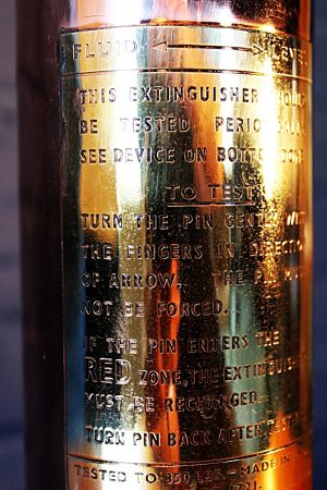 Gacos copper & brass fire extinguisher for sale 4