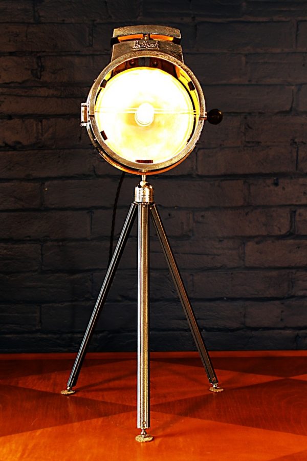 Bullfinch vintage Bilora tripod table lamp for sale 1