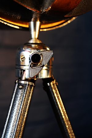 Bullfinch vintage Bilora tripod table lamp for sale 3