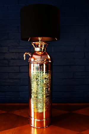 Imperial fire extinguisher lamp for sale