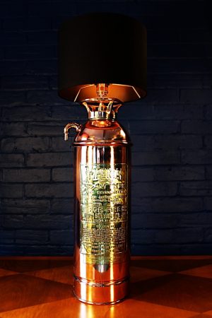 Imperial fire extinguisher lamp for sale 1